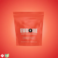 2:1 Sour Strawberry Peach CBD:THC [10pk] (220mg CBD/110mg THC)