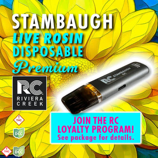 Stambaugh Premium GC Disposable/Rechargeable Live Rosin Vape (0.5g)