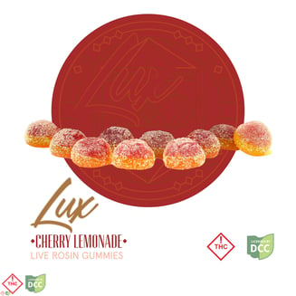 Cherry Lemonade Live Rosin Gummies | 100mg (5pk)