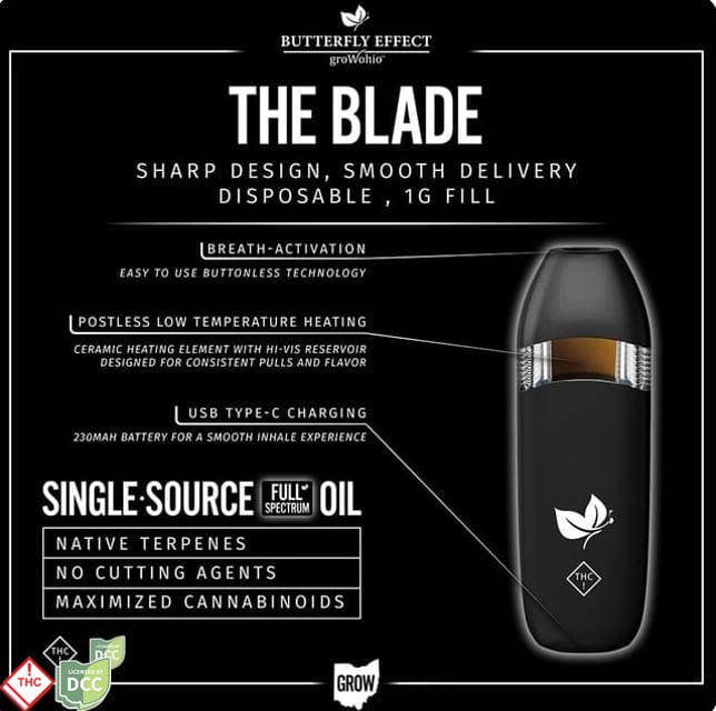 Butterfly Effect - 2 Day Garlic Animal - 1g Vape Pen - Image 1 Butterfly Effect - 2 Day Garlic Animal - 1g Vape Pen - Image 1