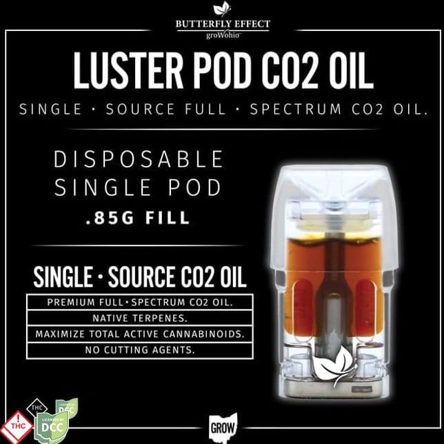 Butterfly Effect - Black Jack - 0.85g Luster Pod - Image 1 Butterfly Effect - Black Jack - 0.85g Luster Pod - Image 1