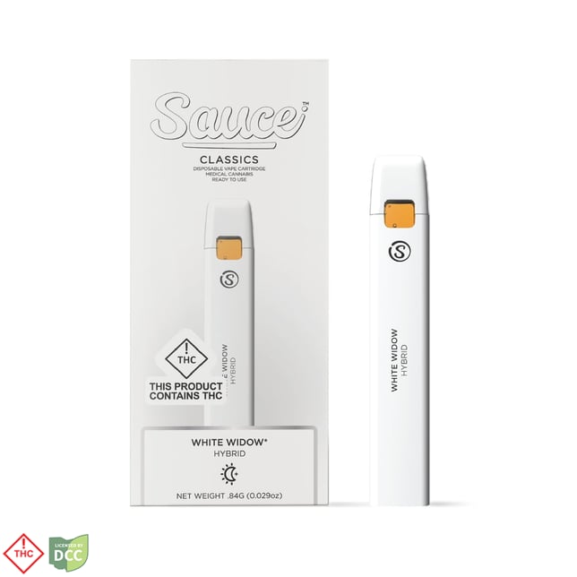 Sauce - 2 Day White Widow - 1g Vape Pen - Image 1 Sauce - 2 Day White Widow - 1g Vape Pen - Image 1