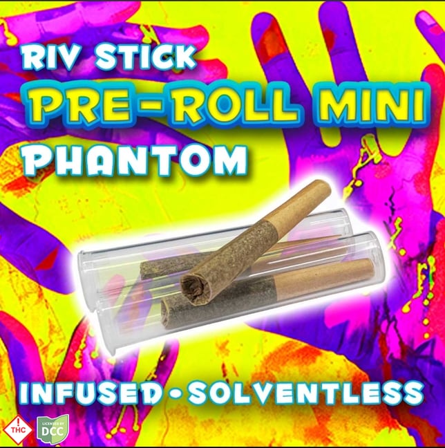 Riviera Creek - Infused - Pre-Roll Minis 3pk - Phantom - 1g - Image 1