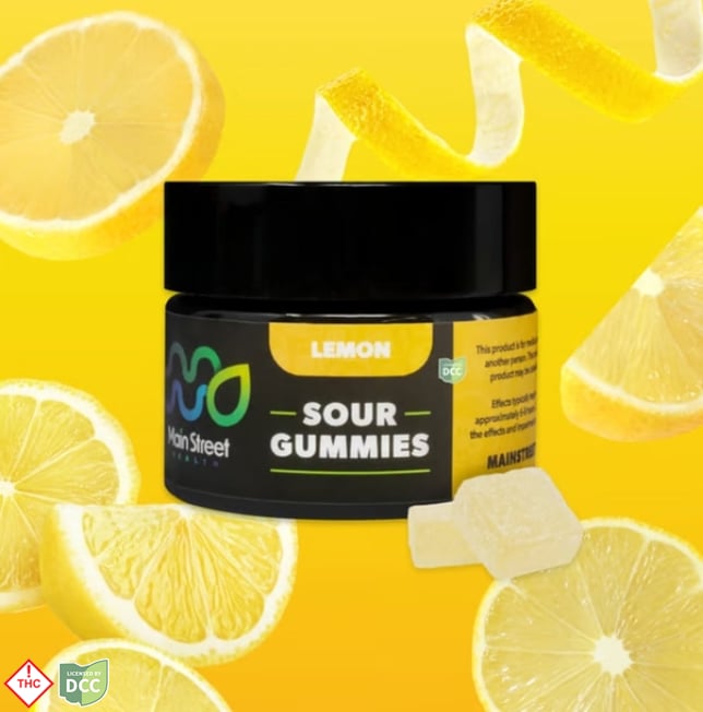 Main Street Health - Lemon 1:1 Gummies - 11ct - 110mg - Image 1 Main Street Health - Lemon 1:1 Gummies - 11ct - 110mg - Image 1
