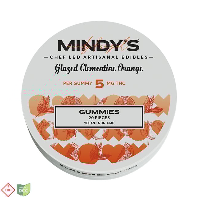 Mindy's - Glazed Clementine Orange Gummies - 20ct - 110mg - Image 1 Mindy's - Glazed Clementine Orange Gummies - 20ct - 110mg - Image 1