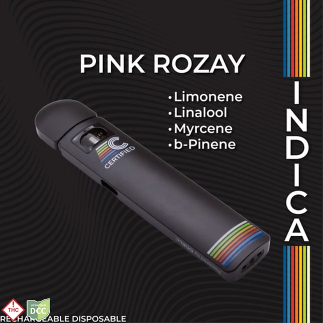 Certified Cultivators - 2 Day Pink Rose Aye - 1g Flex Vape Pen - Image 1 Certified Cultivators - 2 Day Pink Rose Aye - 1g Flex Vape Pen - Image 1