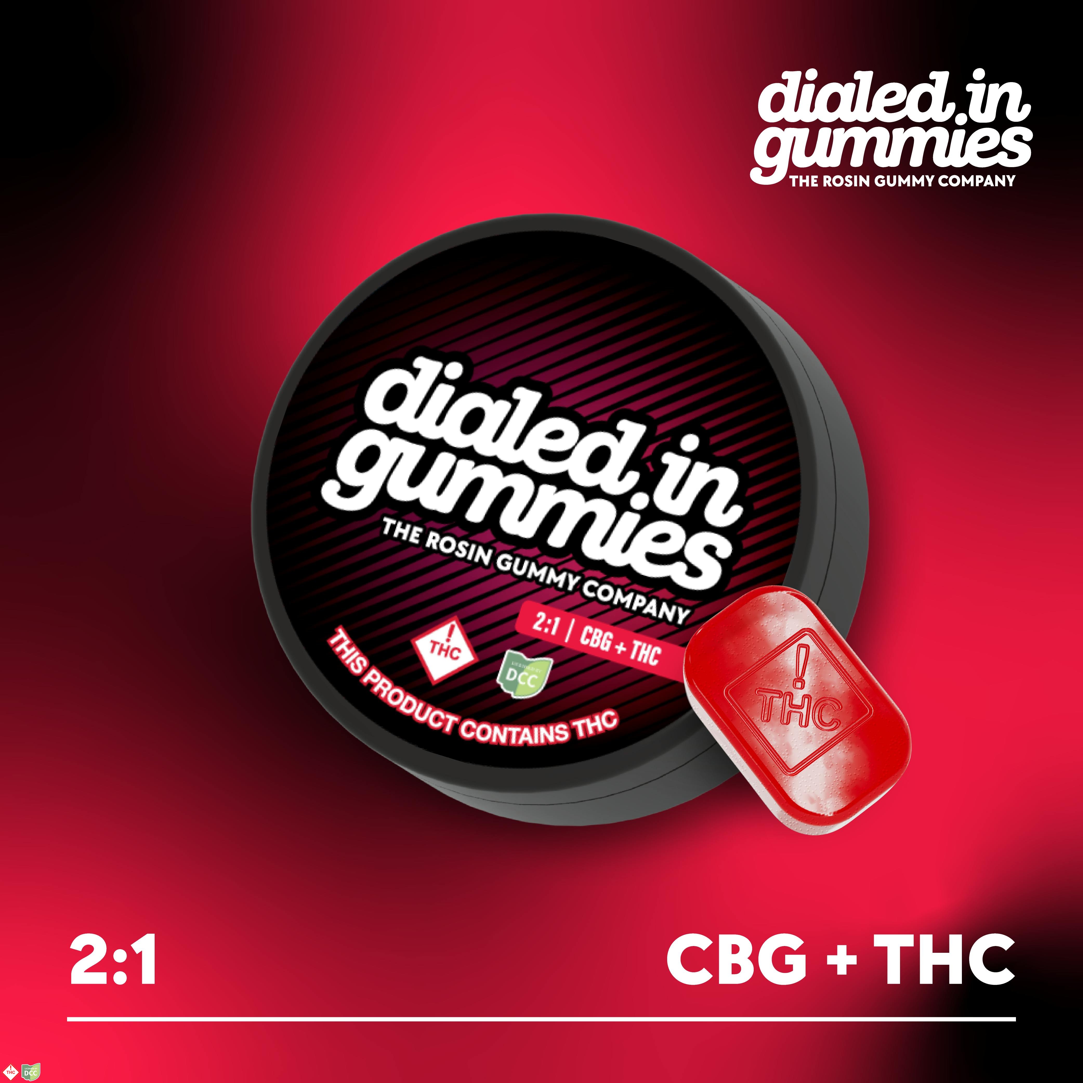 100mg - Pomegranate 2:1 - Rosin Gummies (10pk)
