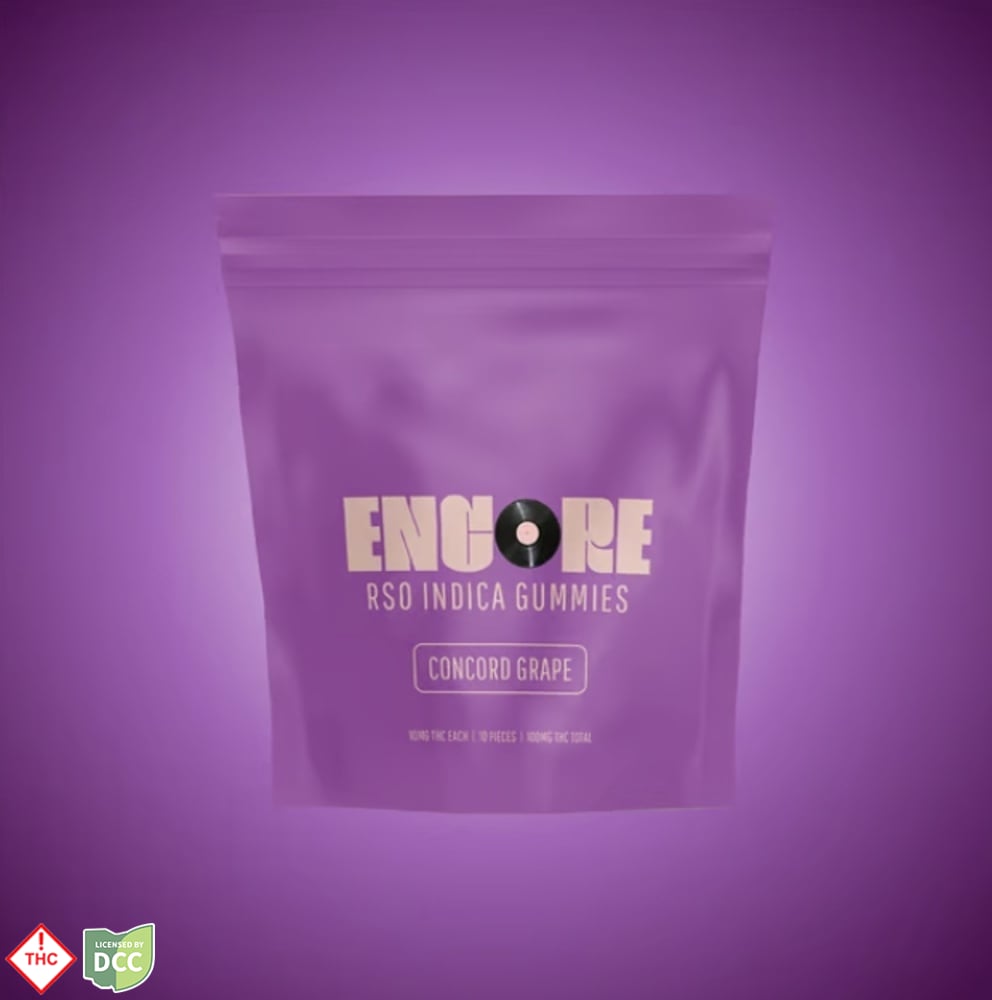 Encore - 5 Day Concord Grape RSO Gummies - 22ct - 550mg