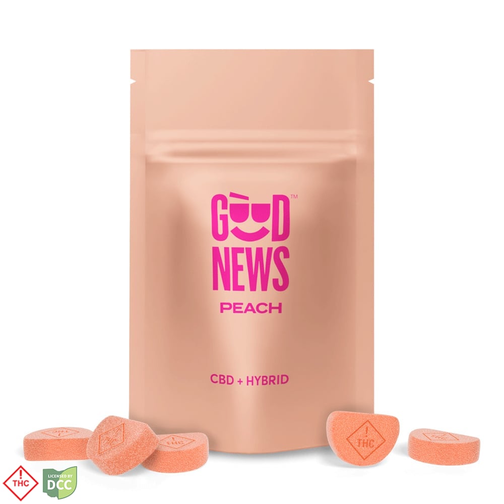 DAY OFF: Peach 1:1 [10pk] (100mg THC/100mg CBD)