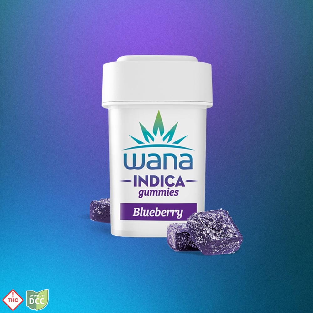 WANA Classic - Sour Blueberry Gummies - 10ct - 100mg