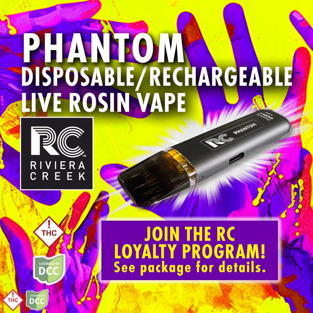 Riviera Creek - Phantom - 0.5g Live Rosin Vape Pen Riviera Creek - Phantom - 0.5g Live Rosin Vape Pen