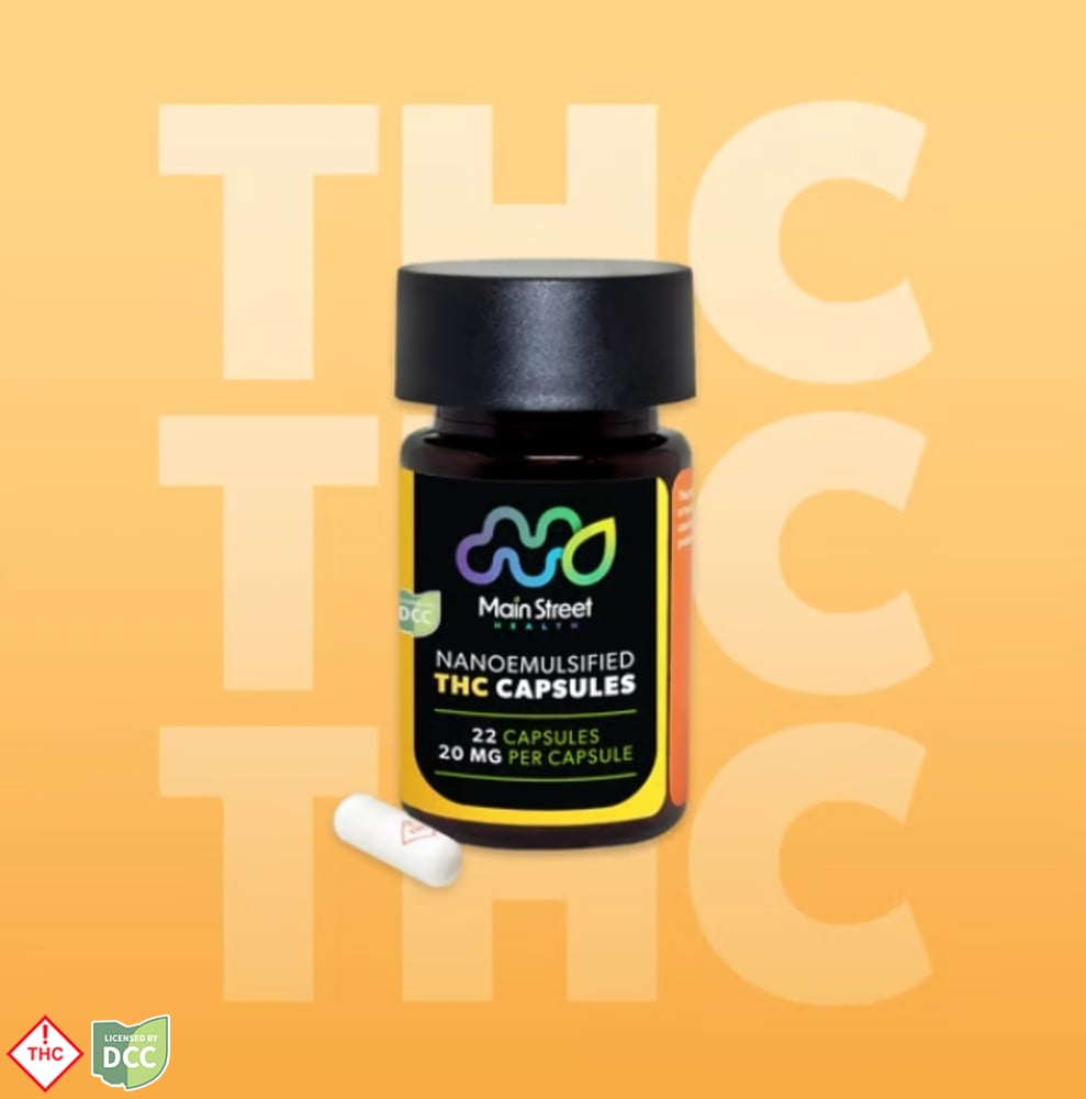 Main Street Health - 4 Day THC Capsules - 22ct - 428mg