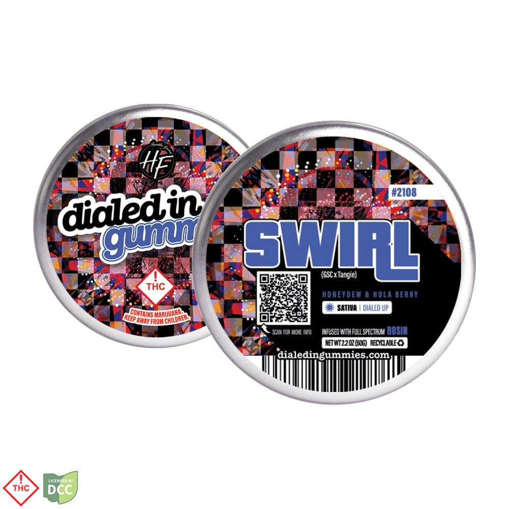 Glitter Bomb Berry Swirl  - Rosin Gummies (10pk)