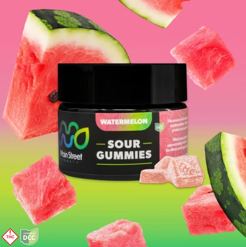 Main Street Health - Watermelon Gummies - 11ct - 110mg