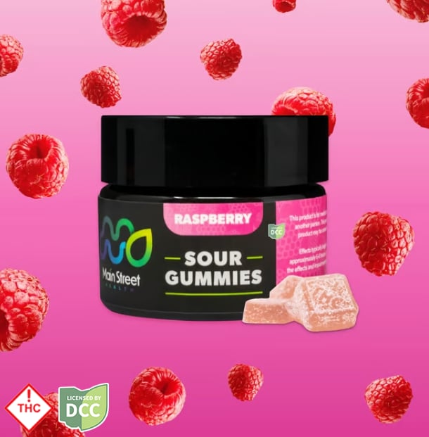 RASPBERRY 1:1 GUMMIES - EDIBLE - 11PK - THC: 113MG CBD: 110.8MG