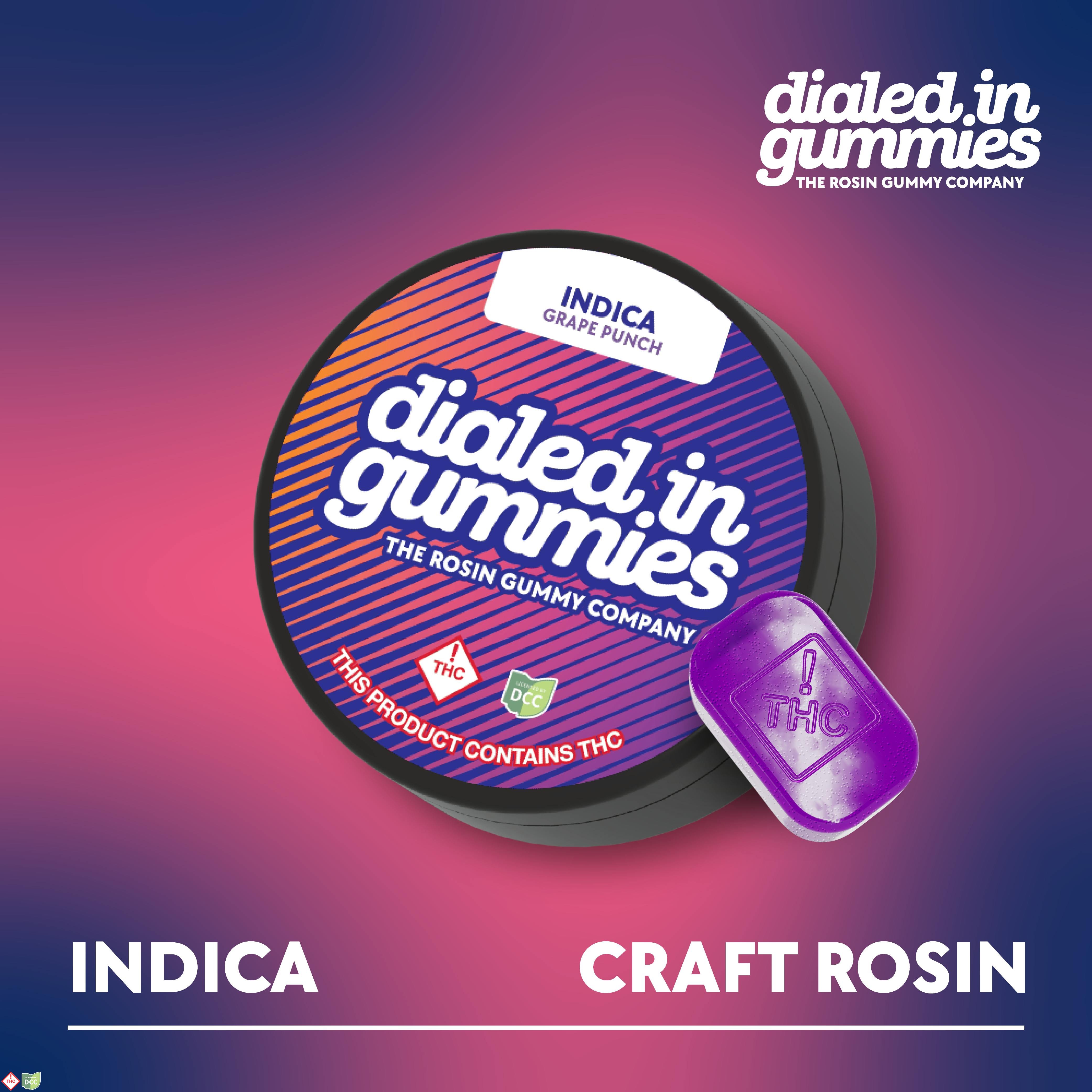 100mg - Grape Punch - Rosin Gummies (10pk)