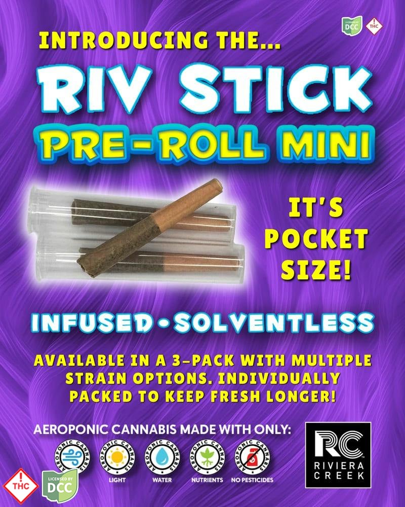 Riviera Creek - Infused - Pre-Roll Minis 3pk - Mixed Strain - 1g