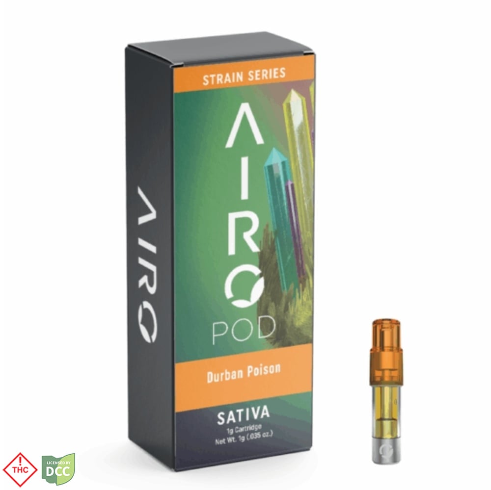 AiroPro  Strain Series  2 Day Durban Poison   Cart