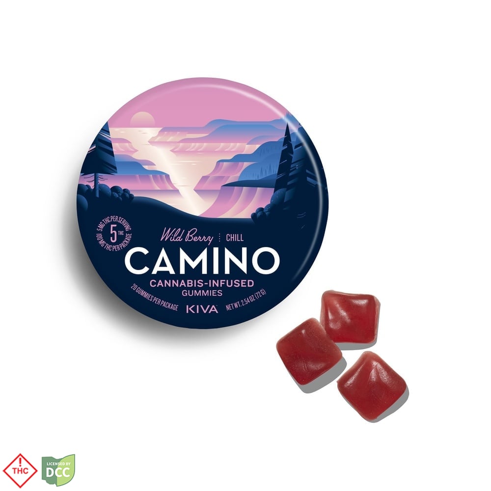 KIVA Camino - Wild Berry Gummies - 20ct - 100mg