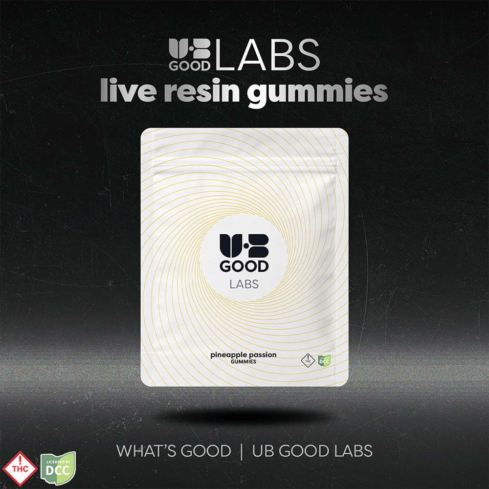 UB GOOD - Pineapple Passion Live Resin Gummies - 10ct - 100mg