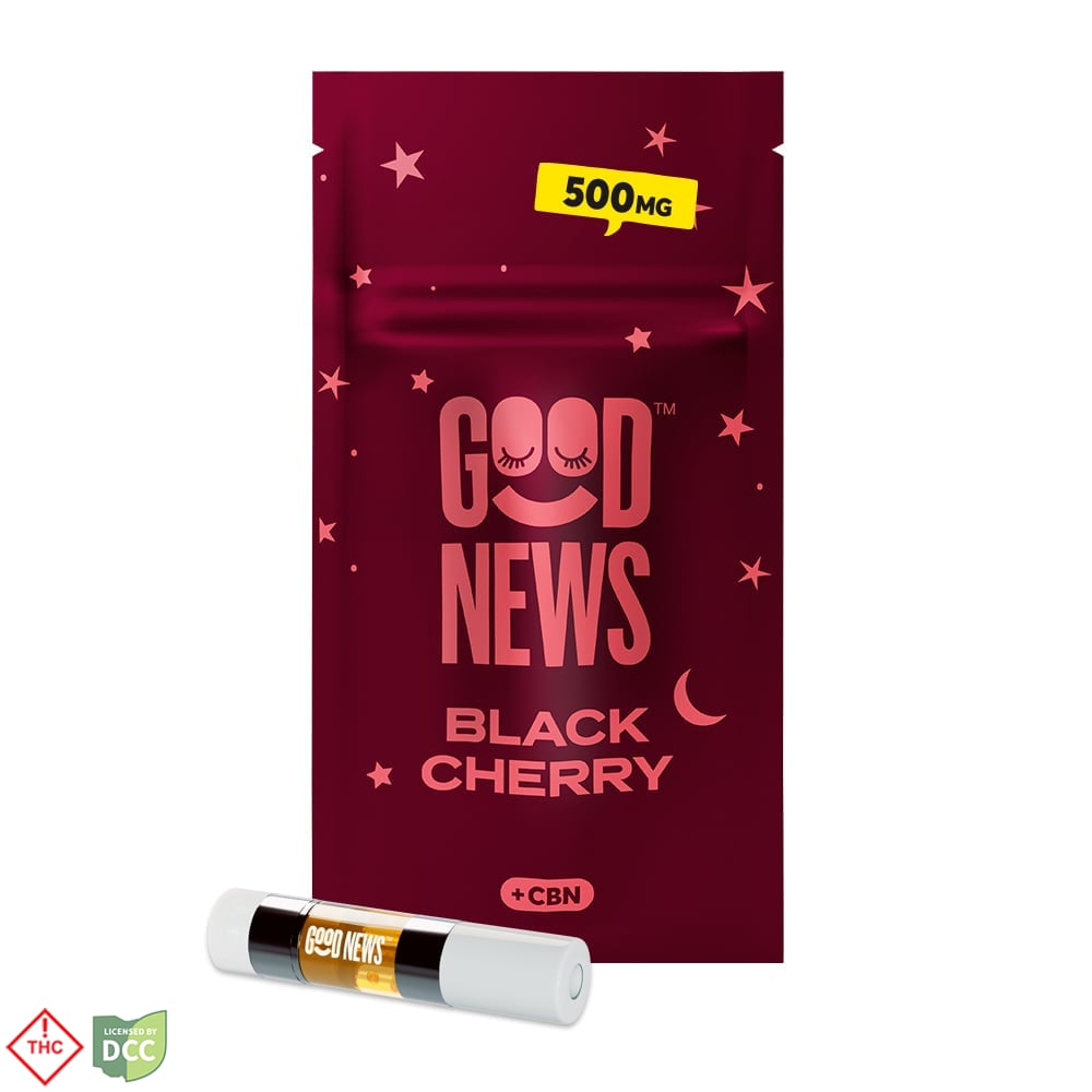 Good News  2 Day Black Cherry + CBN 1:4   Distillate Cart