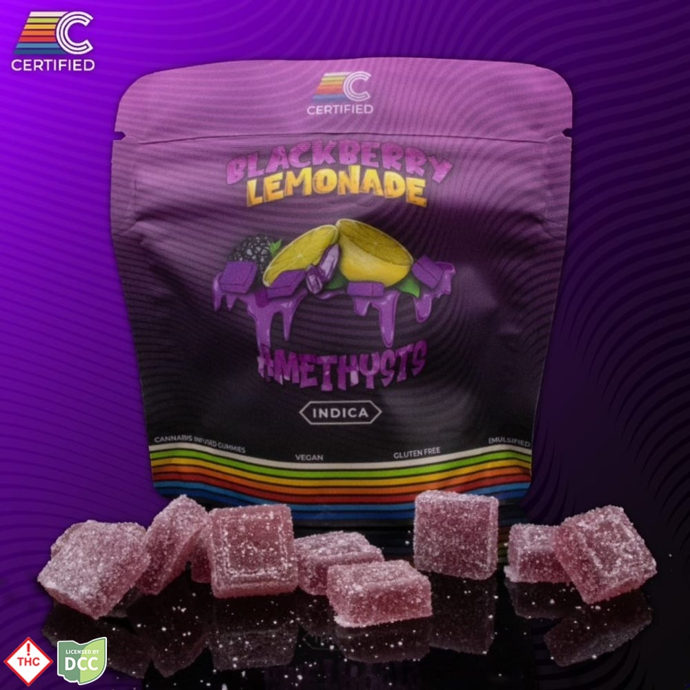 Certified Cultivators - Blackberry Lemonade Amethyst Gummies - 10ct - 100mg