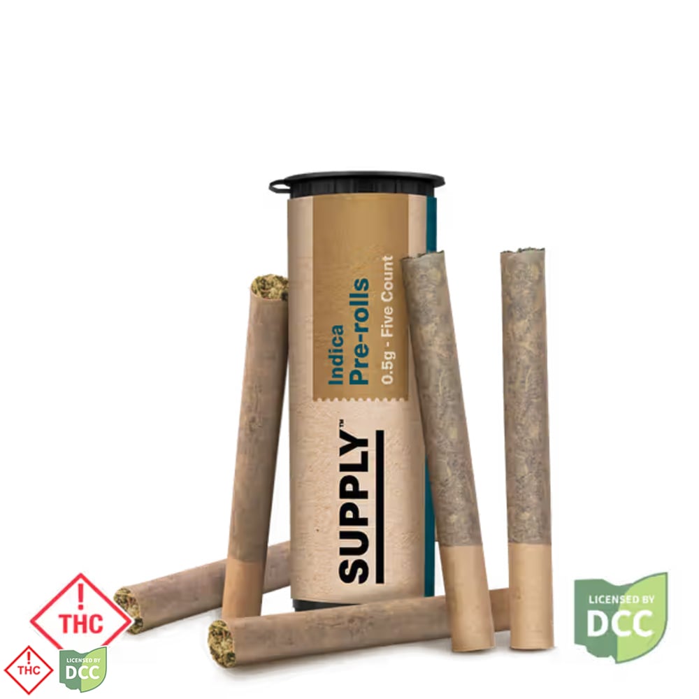 Supply - Infused Shorties Pre-Roll - 5pk - White Truffle x Kush Mints - 2.5g