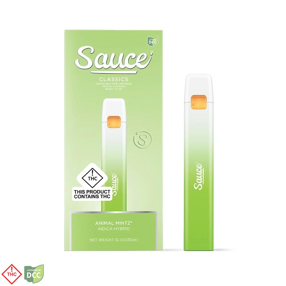 Sauce - 2 Day Animal Mintz - 1g Vape Pen