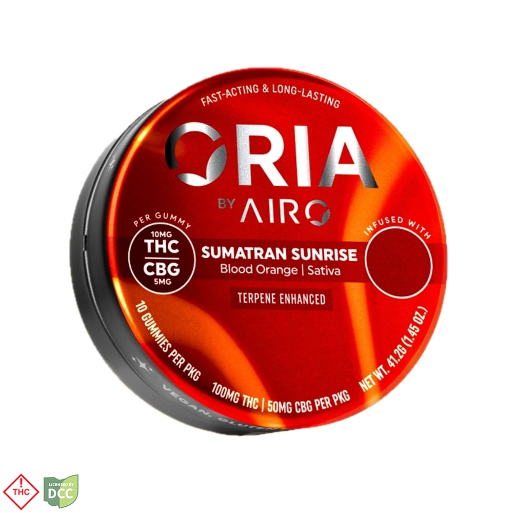 Sumatran Sunrise - Blood Orange [10pk] (100mg THC/50mg CBG)