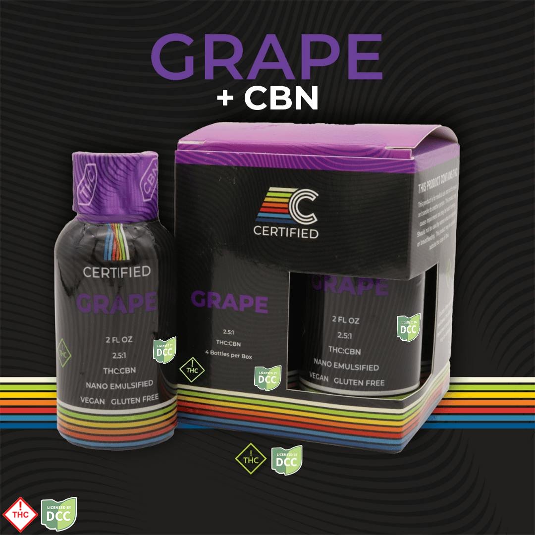 Grape CBN [4pk] (100mg THC/40mg CBN)