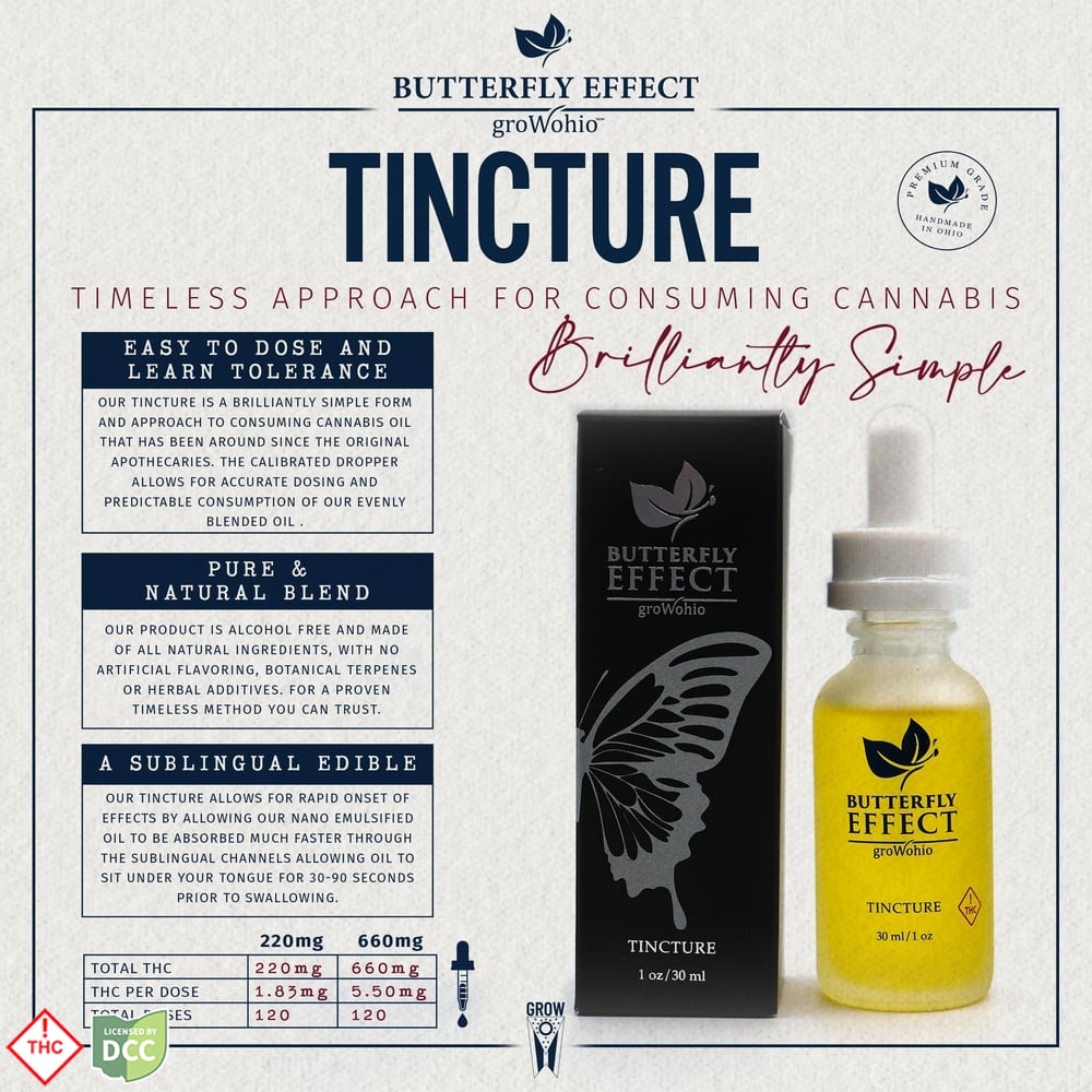 Butterfly Effect - 6 Day Tincture - 30mL - 660mg