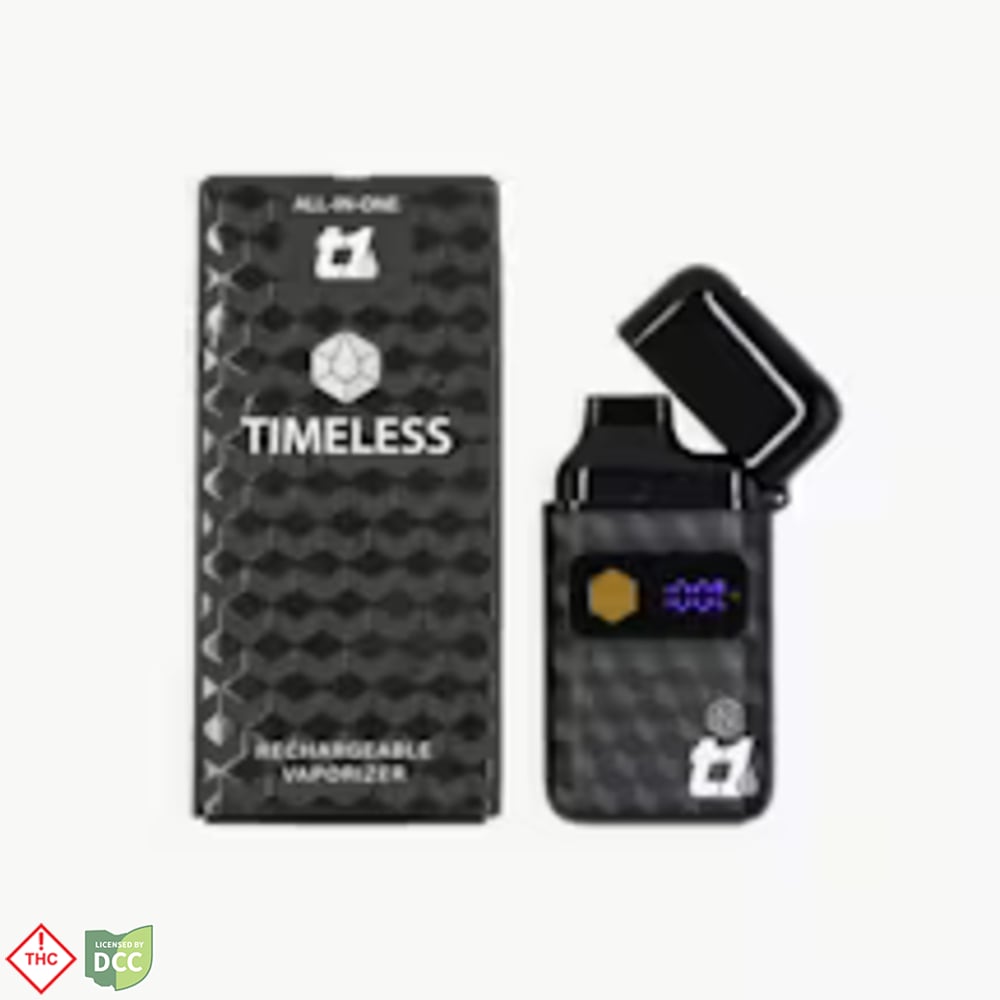 Timeless NOIR - 2 Day Critical Kush - 1g LRT Vape Pen Timeless NOIR - 2 Day Critical Kush - 1g LRT Vape Pen