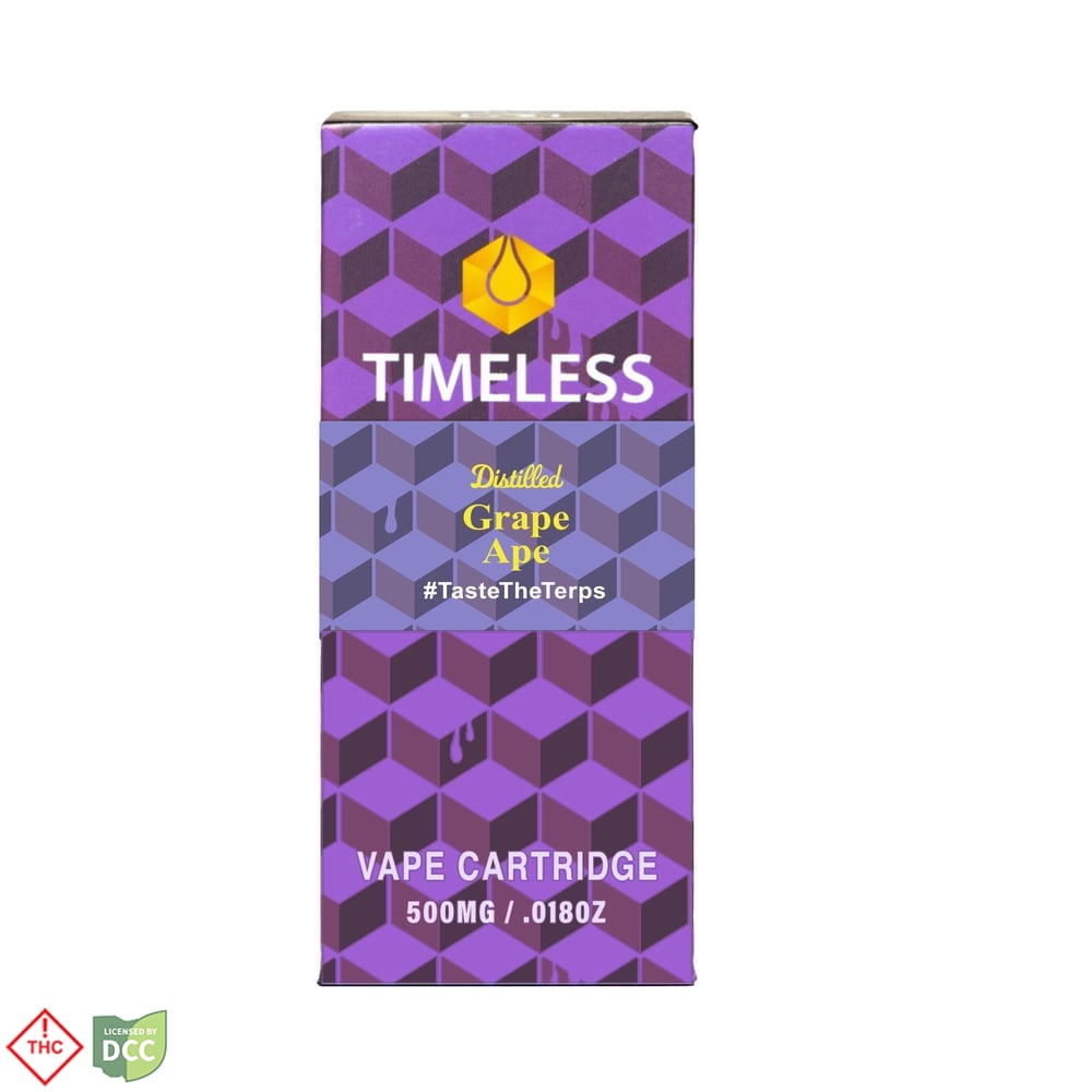 Timeless  2 Day Blackberry Kush   Distillate Cart