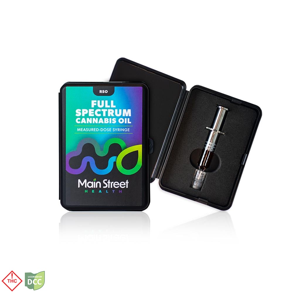 Main Street Health  Lemon Larry RSO   Syringe