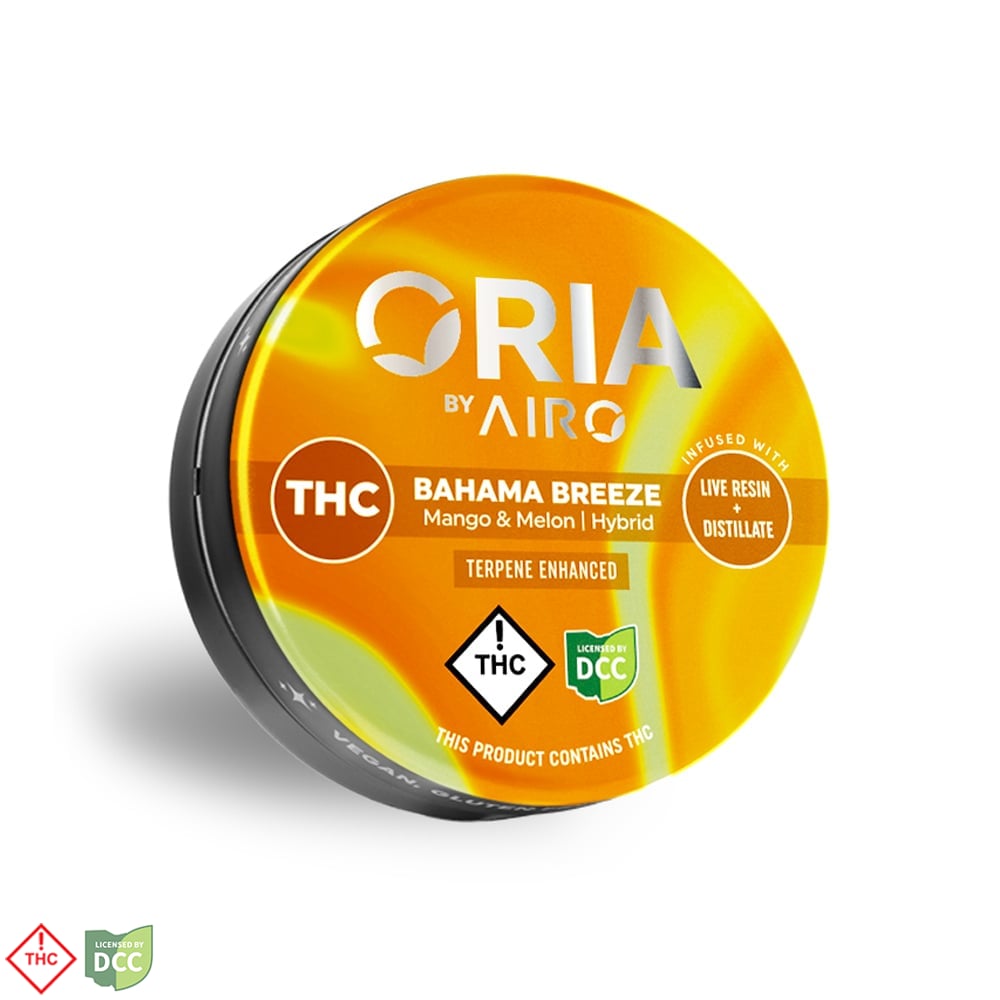 Airo Oria - Live Resin Gummies - Bahama Breeze - 10ct - 100mg