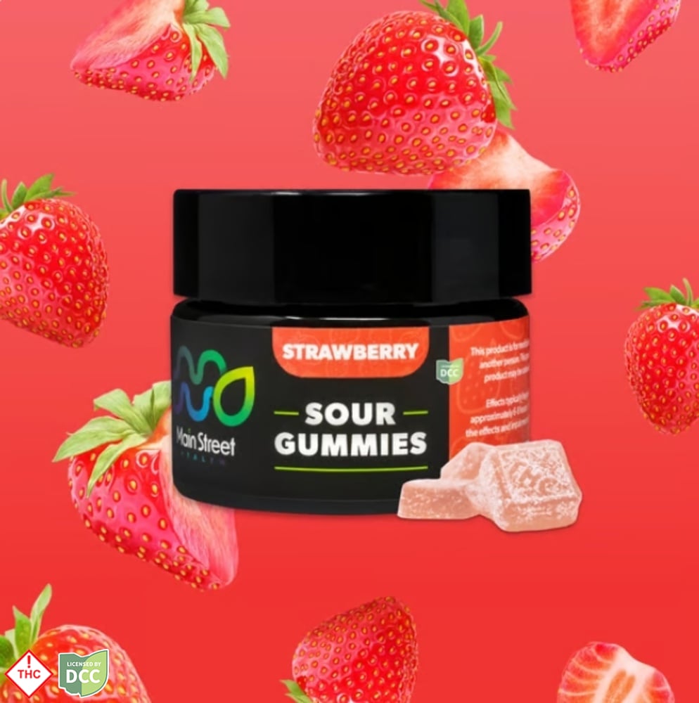 Main Street Health - 2 Day Strawberry Gummies - 11ct - 220mg
