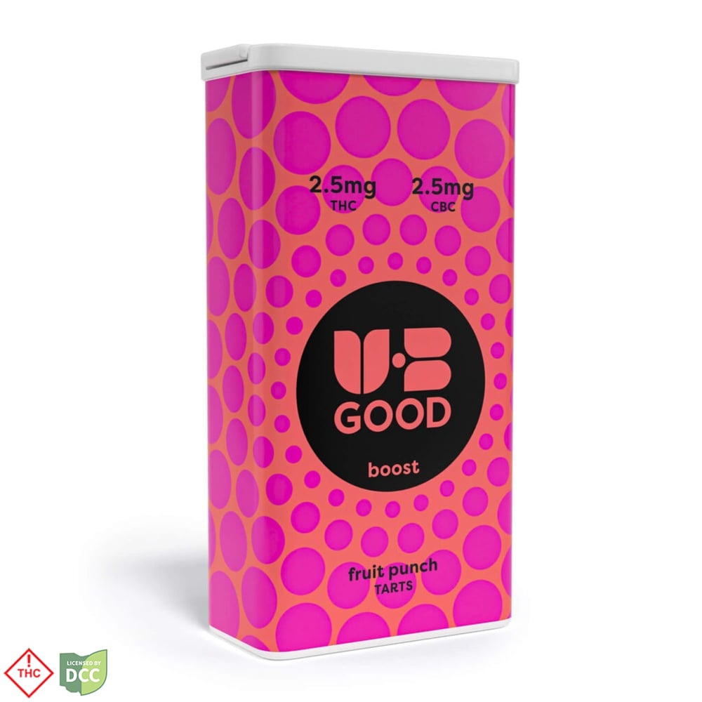 UB GOOD - Fruit Punch 1:1 CBC Tarts - 40ct - 100mg
