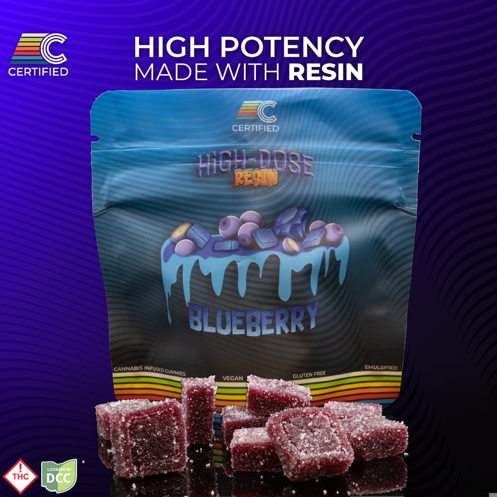Certified Cultivators - 5 Day Blueberry High-Dose Gummies - 10ct - 518mg