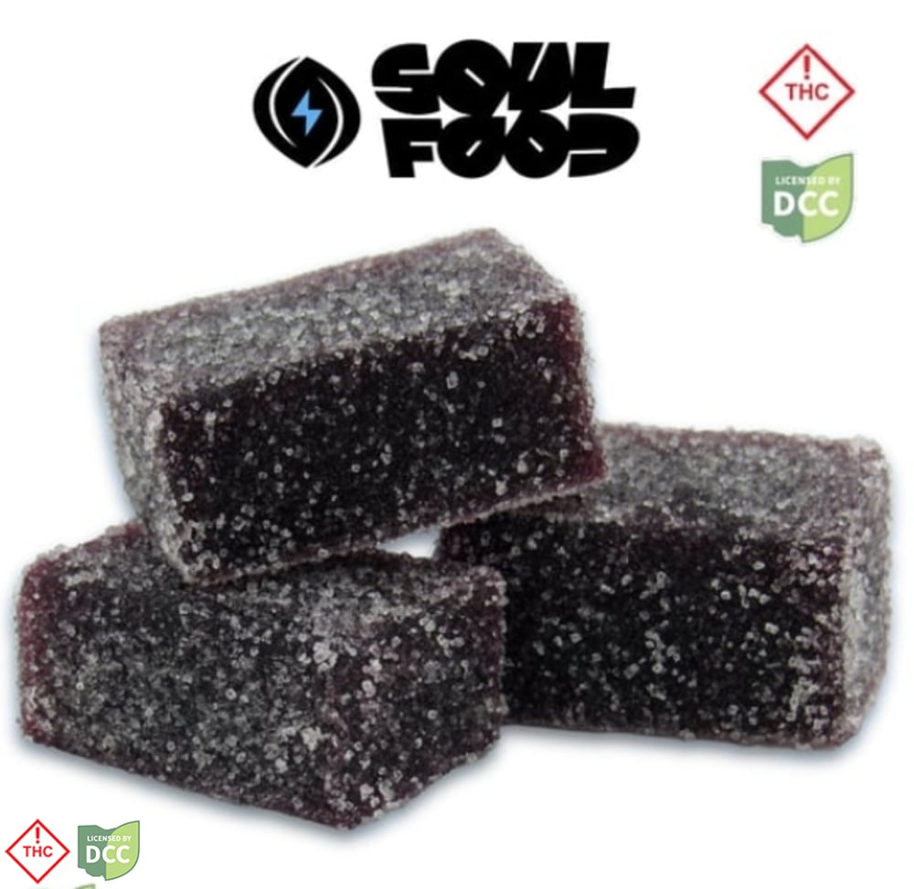 Soul Food - Blue Raspberry Fruit Bites - 10ct - 110mg Soul Food - Blue Raspberry Fruit Bites - 10ct - 110mg