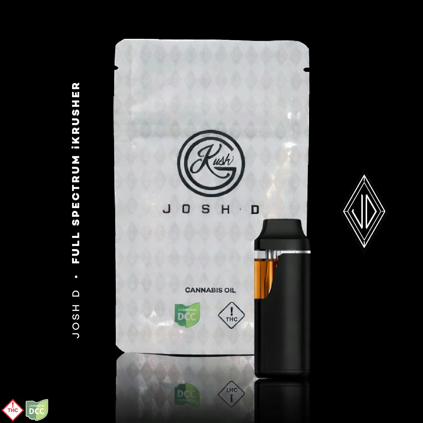Josh D - 2 Day - Kockeyed x OG Kush - 1g iKrusher Vape Pen