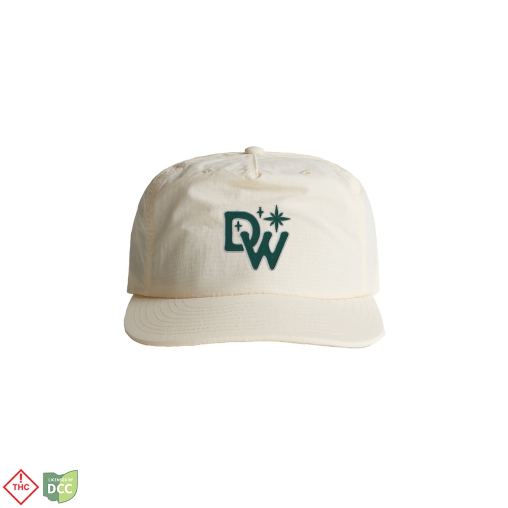 Chenille Patch Snapback - Cream/OS