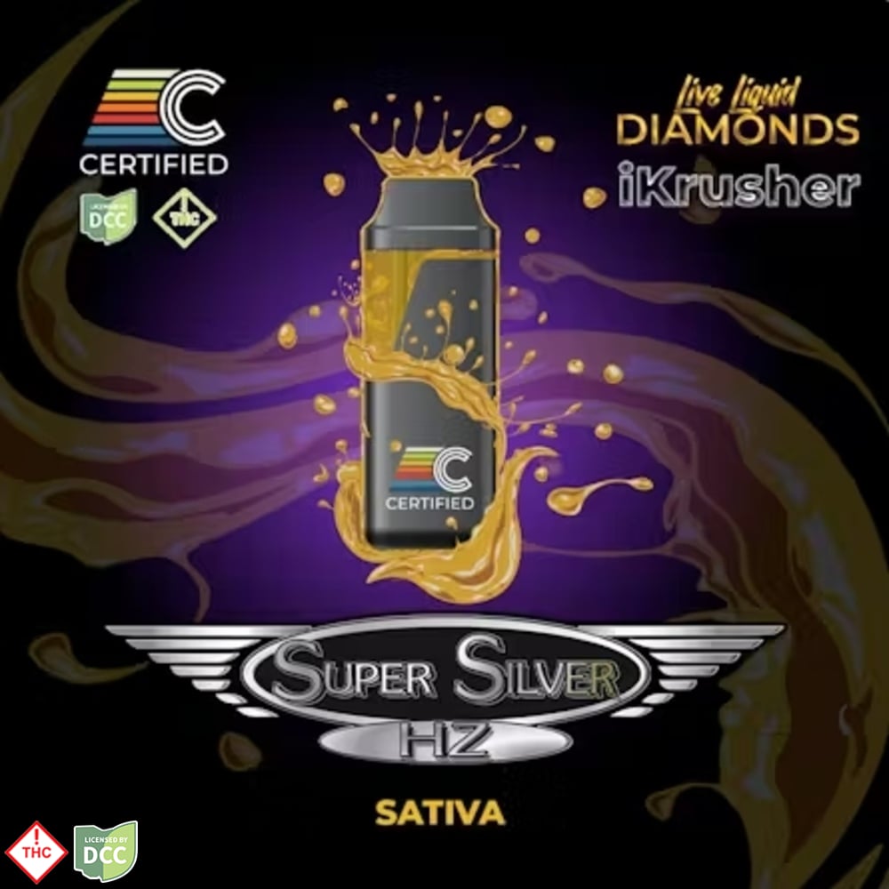 Certified Cultivators - 2 Day Super Silver HZ - LLD 1g iKrusher Vape Pen