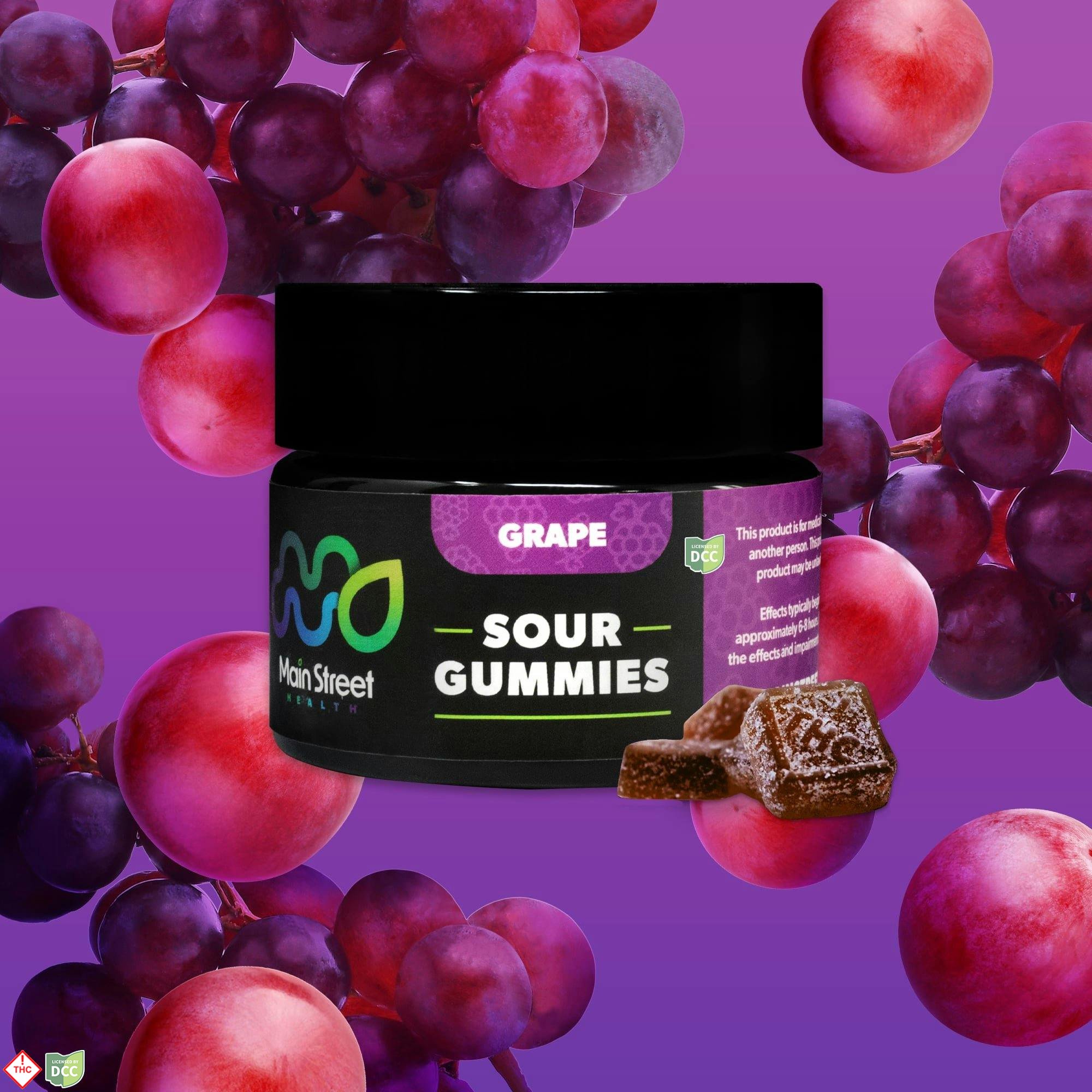 GRAPE RSO GUMMIES - EDIBLE - 11PK - THC: 111MG CBD: 2.1MG