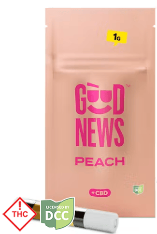1:2 CBD:THC Peach Cartridge