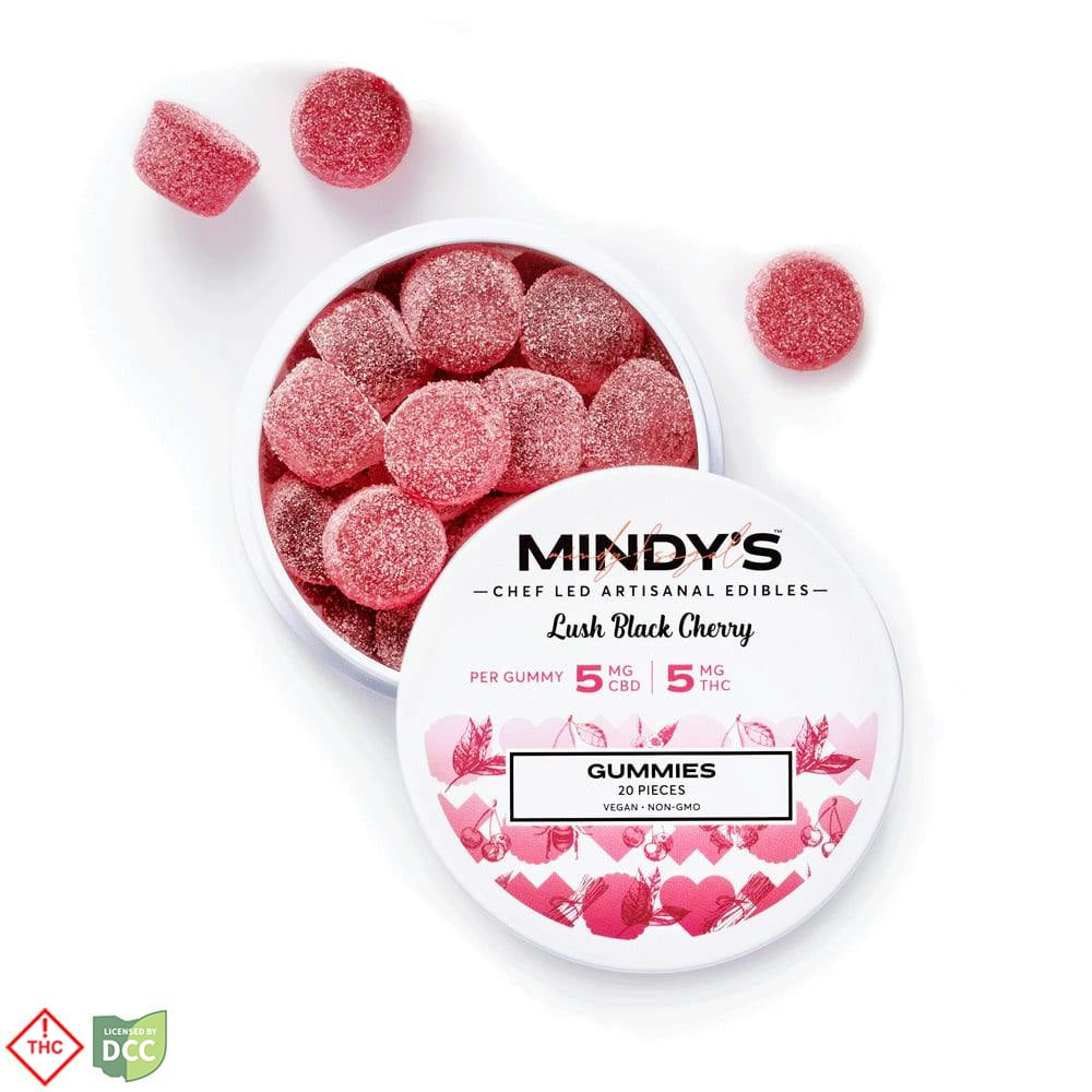 1:1 CBD Lush Black Cherry [20pk] (100mg CBD/THC)