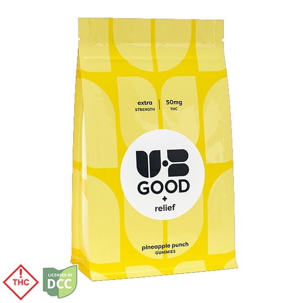 UB GOOD - Pineapple Punch Relief Gummies - 10ct - 500mg
