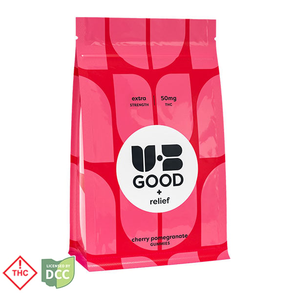 UB GOOD - Cherry Pomegranate Relief Gummies - 10ct - 500mg