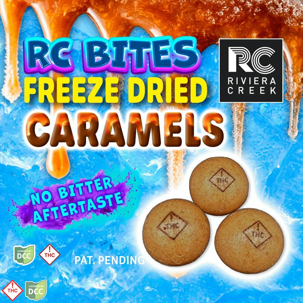 RC Bites - Freeze Dried Caramels - 3 pack - 30mg