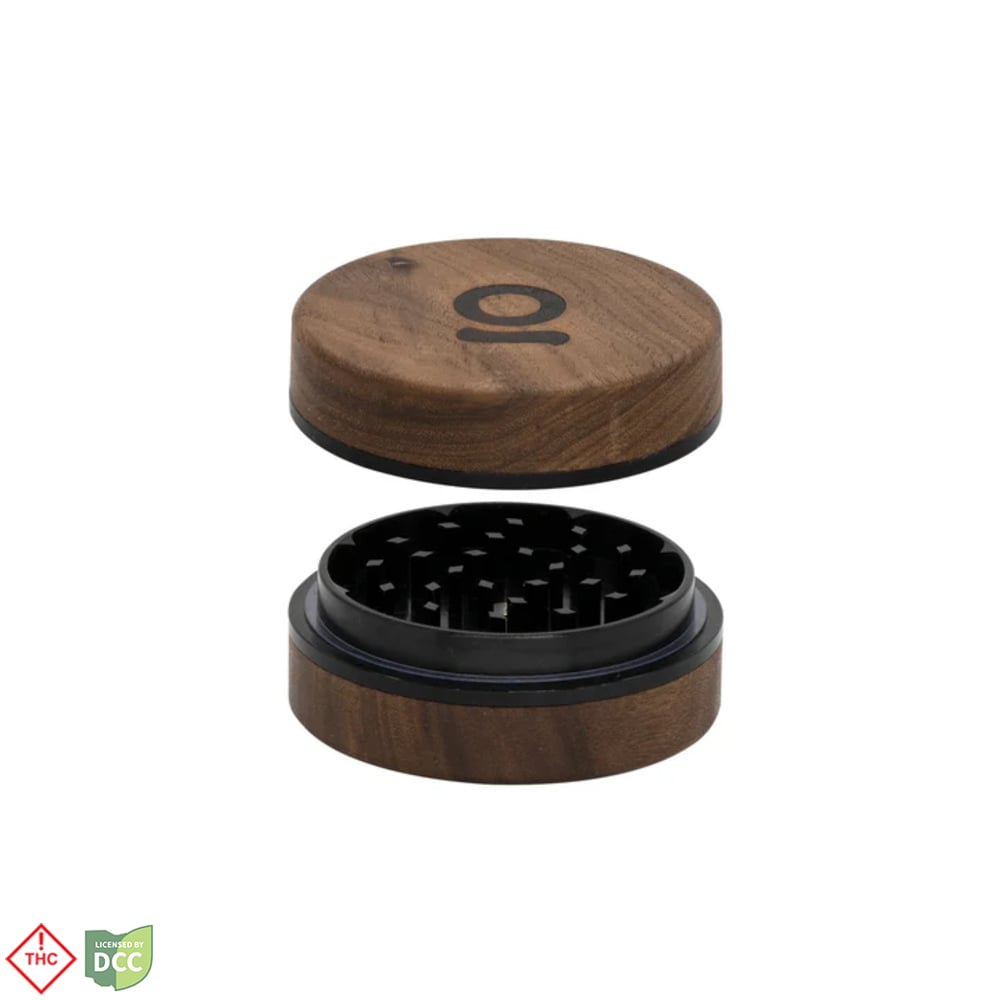 3" Two Piece Walnut Grinder - Black Colorway