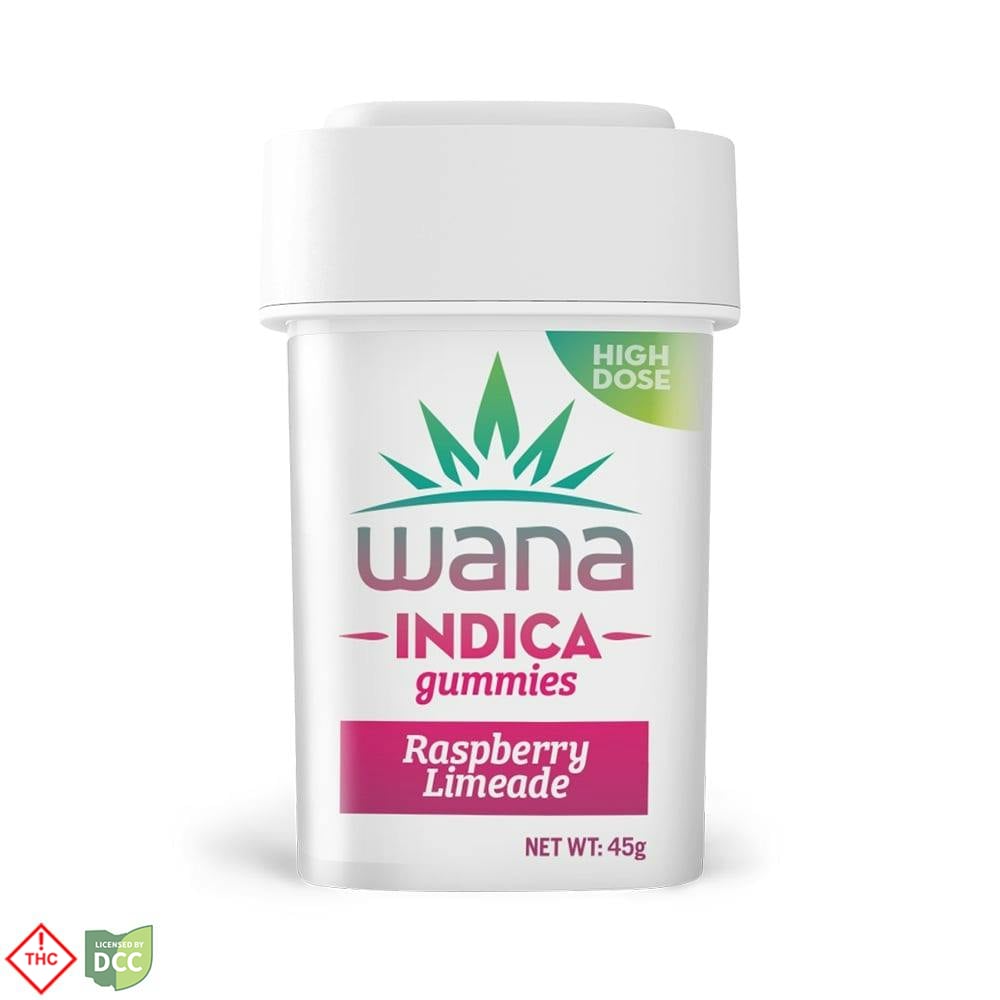 Wana - 3 Day Raspberry Limeade Gummies - 10ct - 300mg